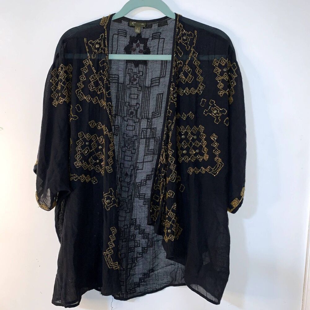Black and Gold Women's Sweater